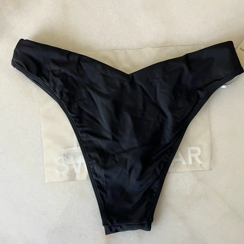 Monday Swimwear St. Lucia Black  Bikini Bottom